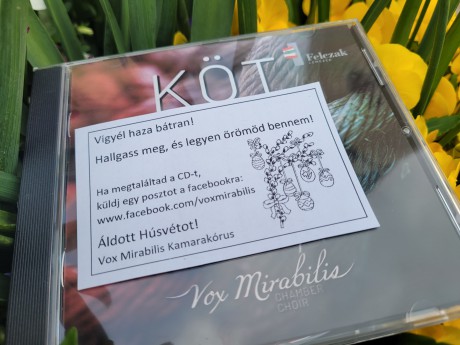 Ajándék a parkokban - Idén is húsvéti CD-kereső meglepetéssel készül a Vox Mirabilis Kamarakórus